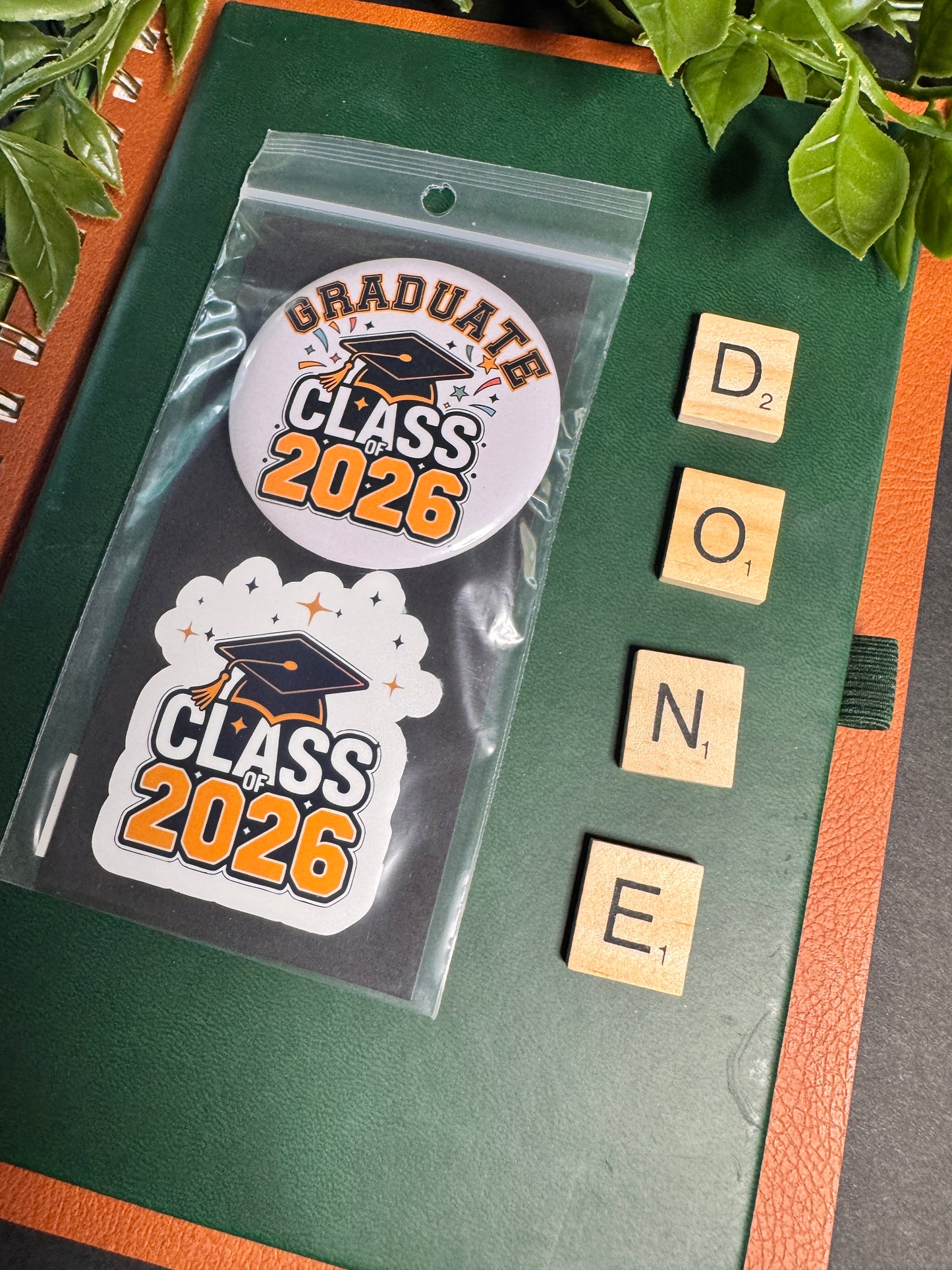 Senior Graduate Gift Bundle-Button and Sticker