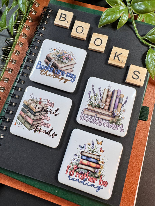 All Booked Up Magnet Set