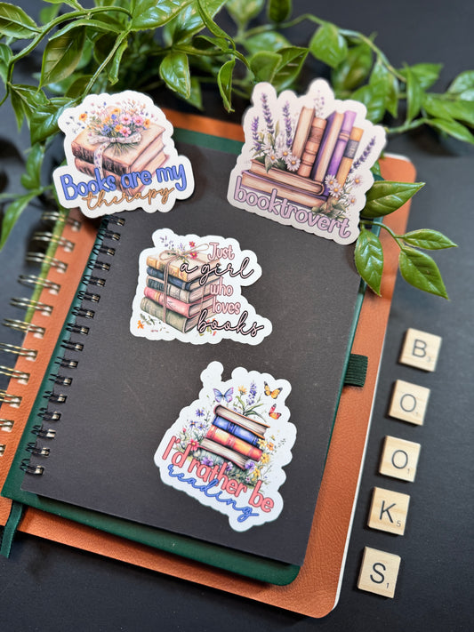 All Booked Up Sticker Set