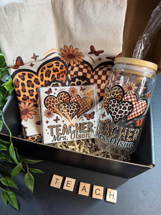 Customizable Teacher Appreciation Gift Box