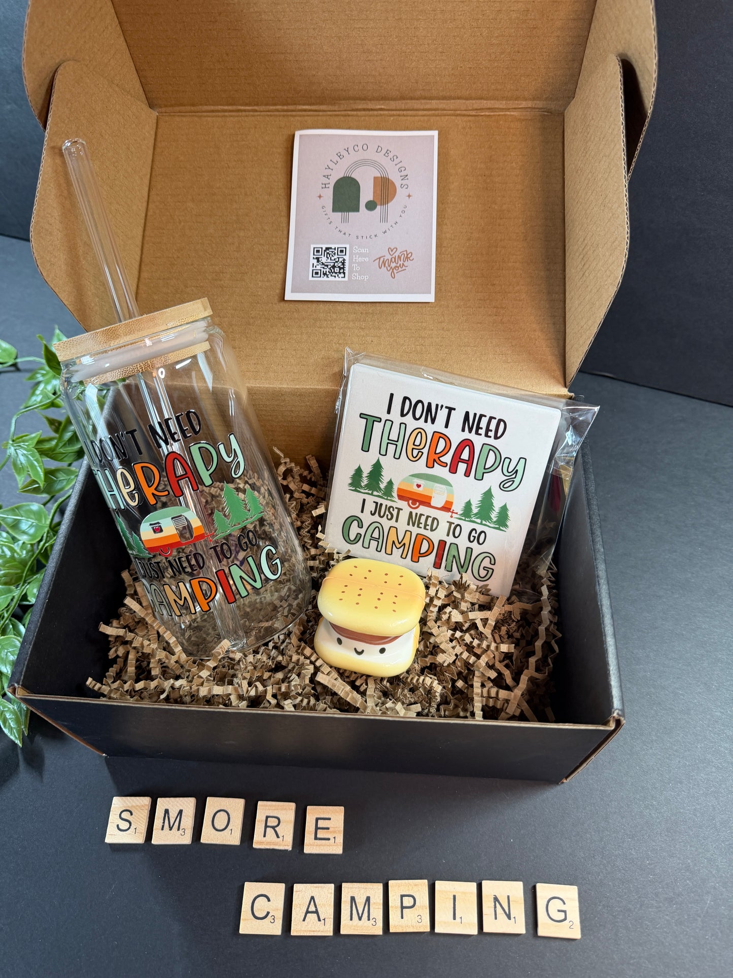 Camping is Therapy Gift Set