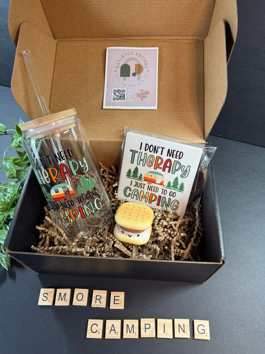 Camping is Therapy Gift Set